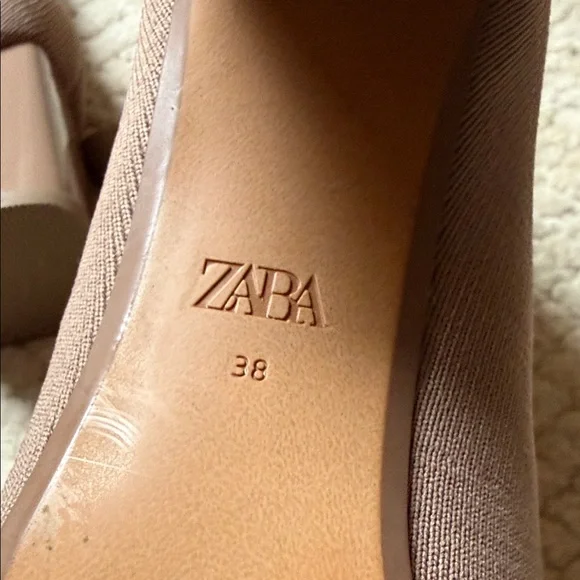 Zara Brown Heeled Ankle Boots - Picture 2 of 4